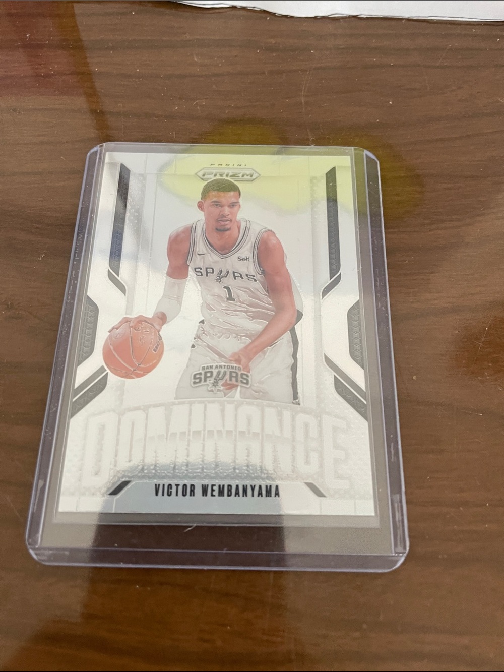 Panini Victor Wembanyama Dominance Card - White, Black, Orange